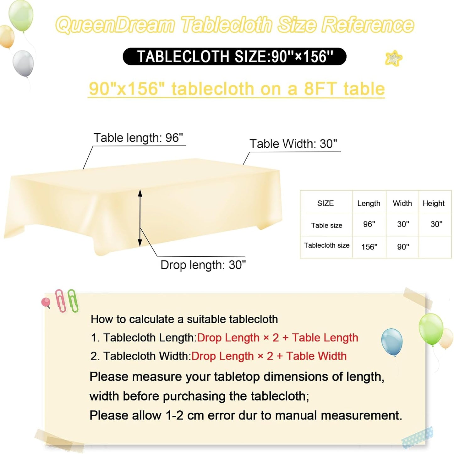 QueenDream Glitter Gold Tablecloth for Parties 90x156 Inch Sequin Fabric Rectangle Table Cloth for Wedding Birthday Banquet