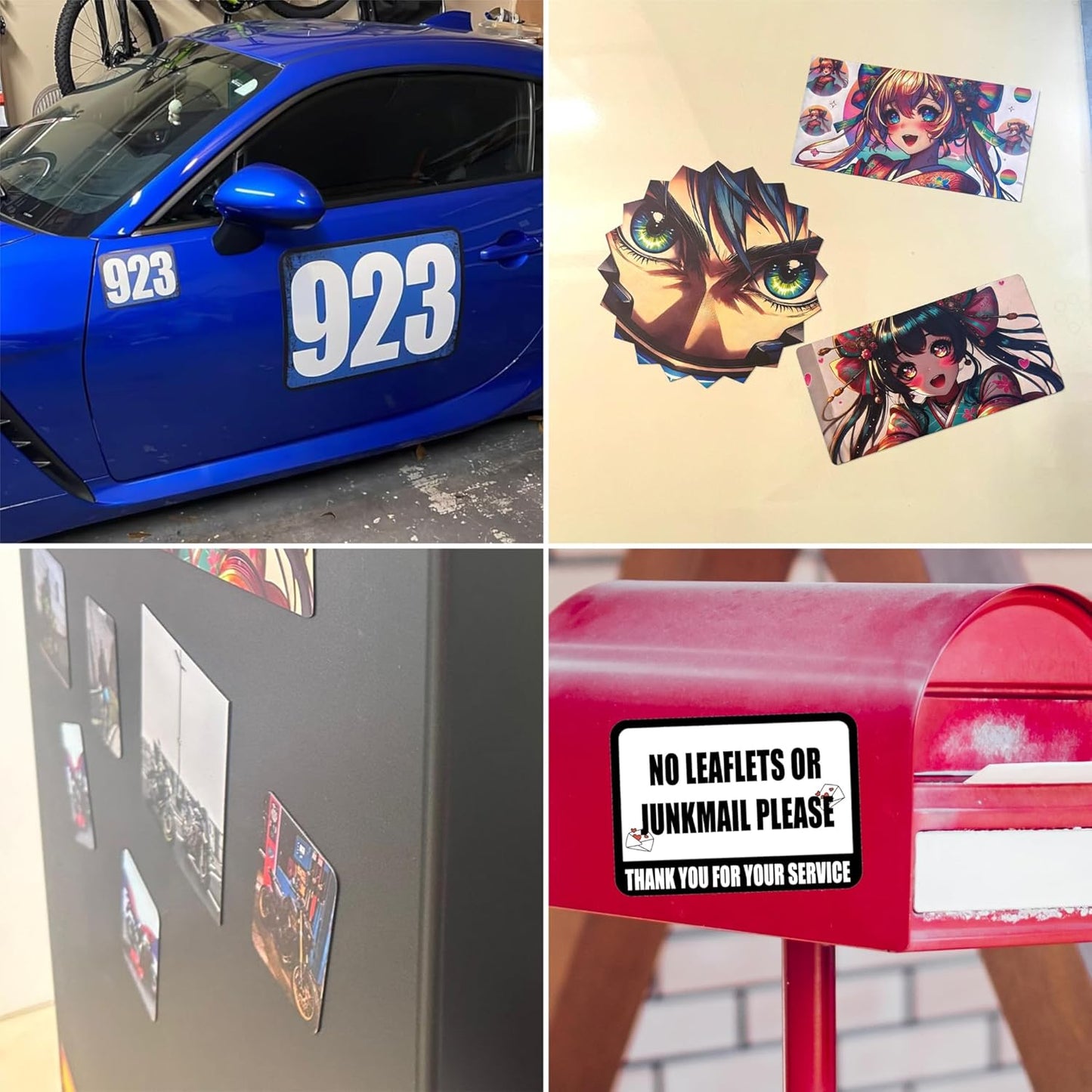 KETABAO β 7" Customized Rectangle Magnetic Photo Pictures for Refrigerators, Storage Cabinets and Cars β Personalized Gift Ideas
