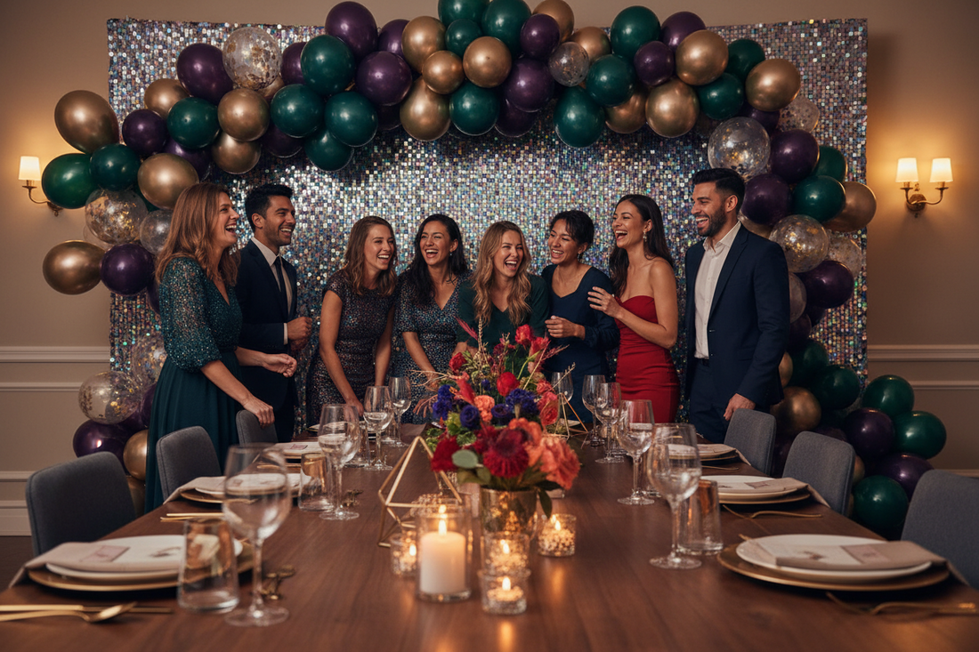 Adult Birthday Party Decorations: Chic Color Themes + Photo-Ready Backdrops