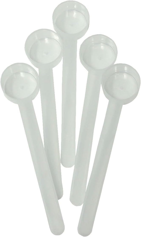 1 Tablespoon (1/2 Oz. | 3 Teaspoon | 1/16 Cup | 14.8 mL) Long Handle Scoop for Measuring Coffee, Pet Food, Grains, Protein, Spices and Other Dry Goods (Pack of 5)