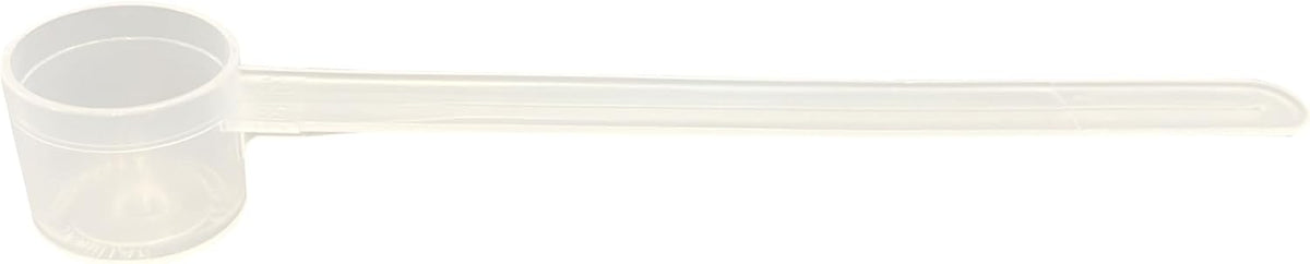 6.5 mL (6.5 CC) Long Handle Scoop for Measuring Coffee, Pet Food, Grains, Protein, Spices and Other Dry Goods (Pack of 100)