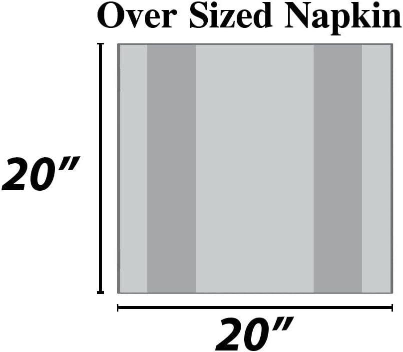 Urban Villa Fall Leaves Print Set of 12 Dinner Napkins (20X20 Inches) 100% Cotton Premium Quality Thanks Giving Over Sized Harvest Cloth Napkins with Mitered Corners Ultra Soft Durable Hotel Quality