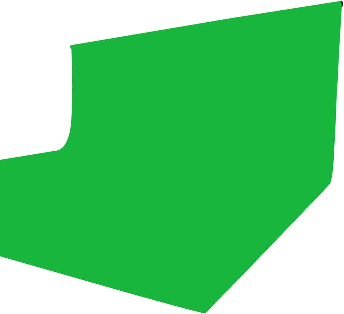 ISSUNTEX 5X7 ft Background Muslin Backdrop, Photo Studio, Collapsible High Density Screen for Video Photography and Television-Green
