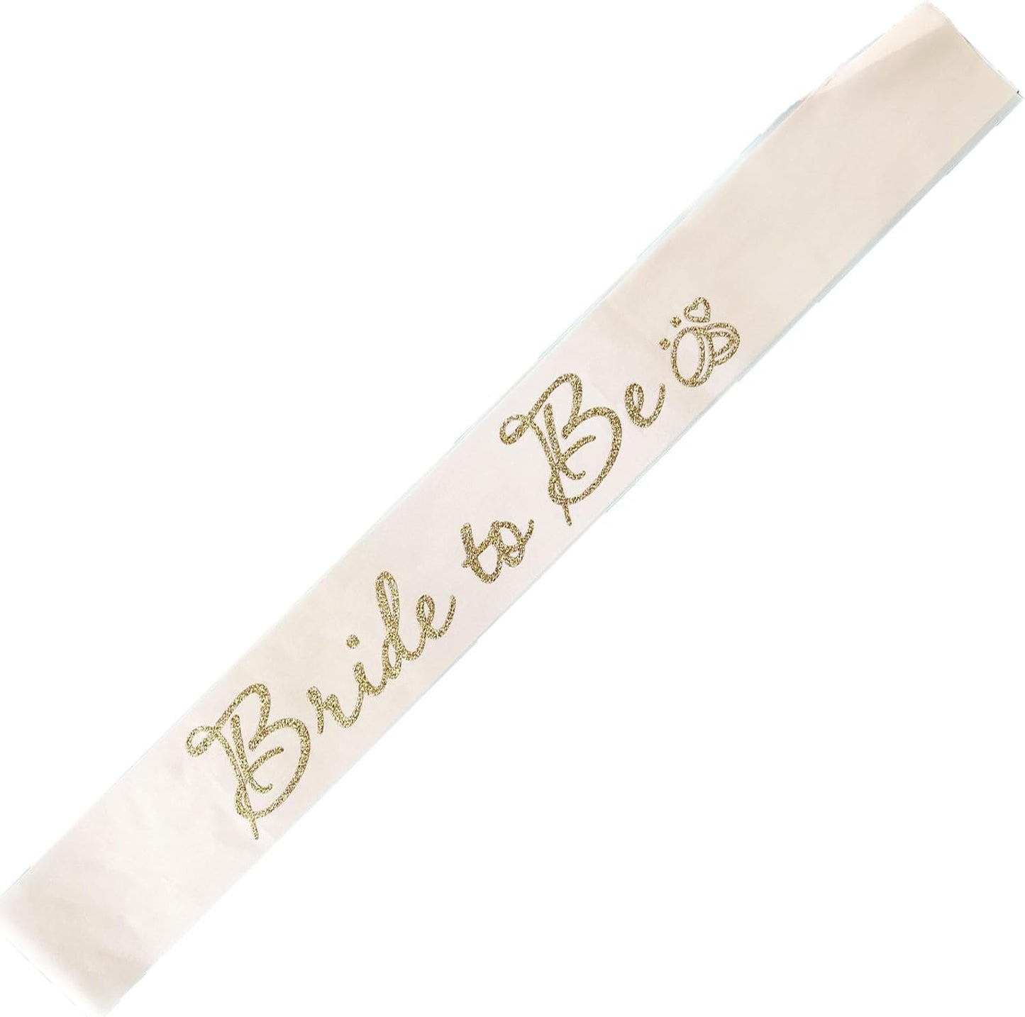Rose Gold Bride to Be Sash for Bridal Shower Bachelorette Party Wedding Hen Party Decorations Engagement Gifts Favors Miss to Mrs Sash with Glitter Letter Gold