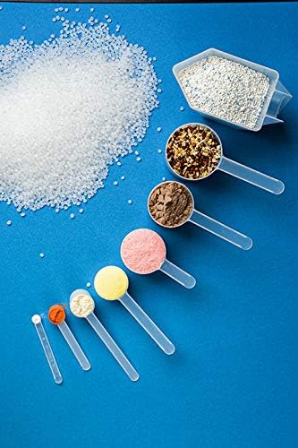 1/2 Teaspoon (2.5 mL) Long Handle Scoop for Measuring Coffee, Pet Food, Grains, Protein, Spices and Other Dry Goods (Pack of 25)