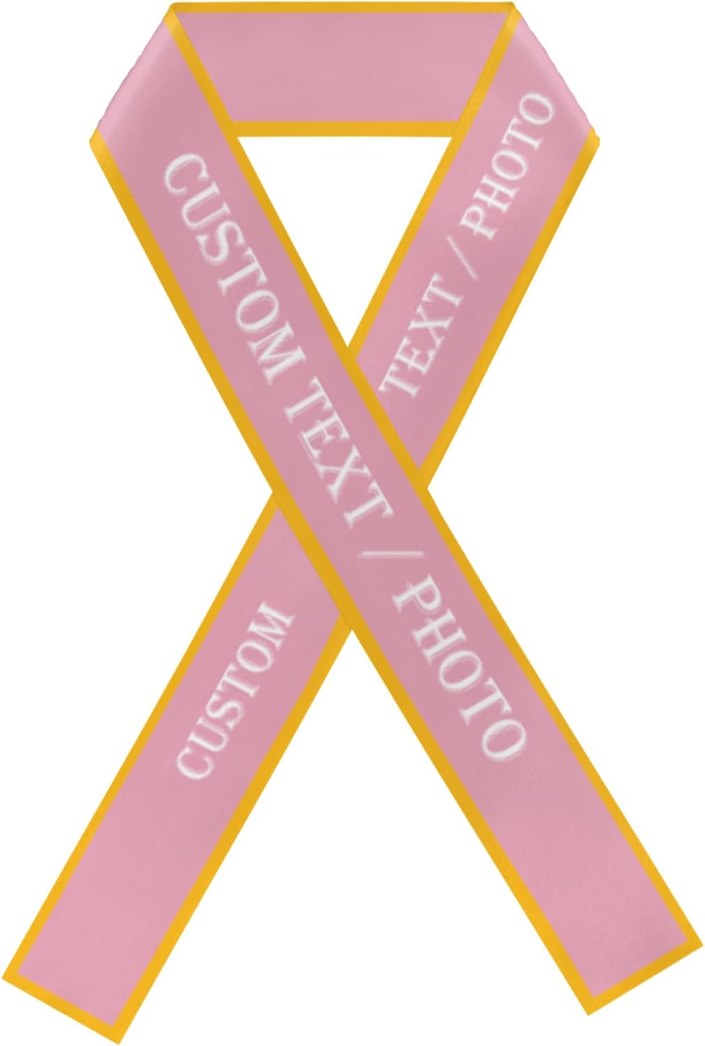 Custom Sash,Personalized Birthday Sash with Text Photo,Customized Bachelorette Sash Quote Sash Bride to Be Sash Color Optional (With decorative edge, Pink)