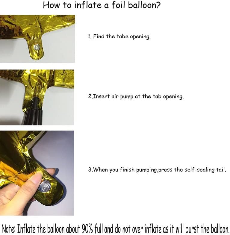 GOER Number 10 Balloons for 10th Birthday Party Decorations,42 Inch Jumbo Foil Helium Balloons for 10th Anniversary (Black)