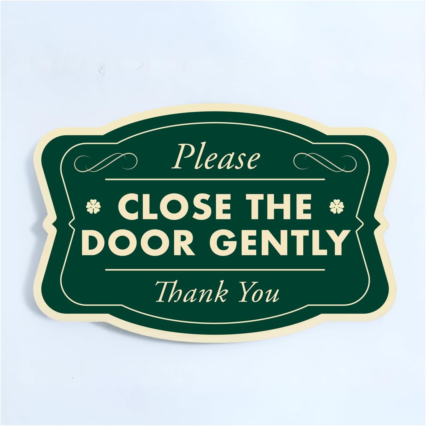 Custom Decorative Outdoor Metal Sign - Personalized Aluminum Driveway Sign, Waterproof, Made In USA - Design 3 Forest Green 36x24 In