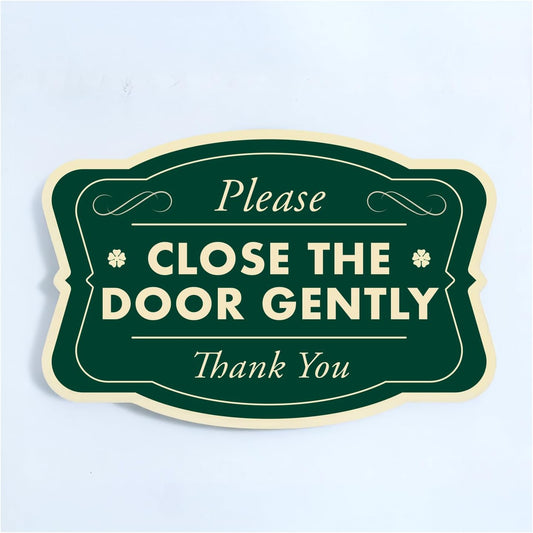 Custom Decorative Outdoor Metal Sign - Personalized Aluminum Driveway Sign, Waterproof, Made in USA - Design 3 Forest Green 12x8 In