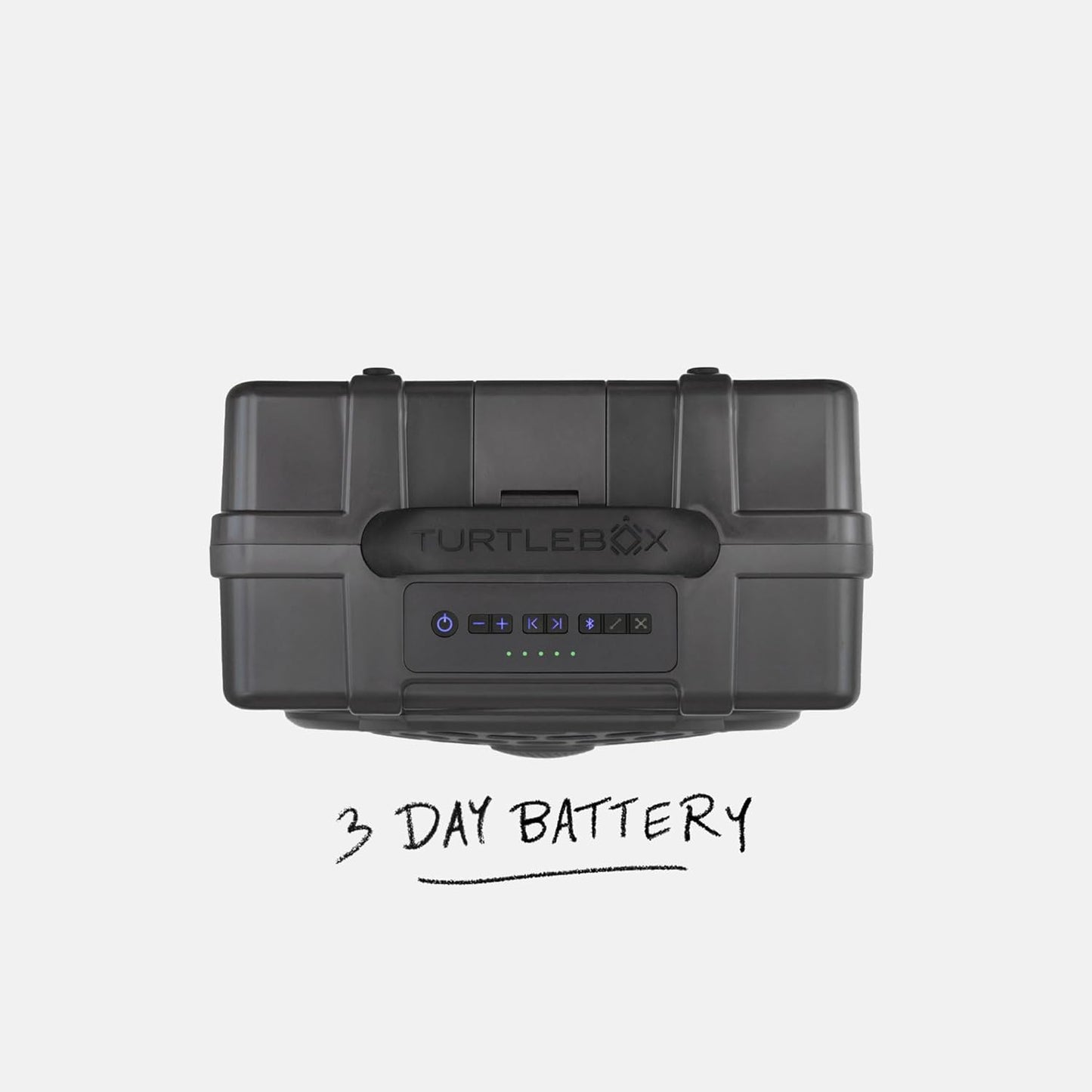 Turtlebox Original Gen 3: Portable Outdoor Bluetooth Speaker – Ultra-Loud (120dB), Waterproof (IP67), Rugged, Impact-Resistant, 3-Day Battery | Party Mode: Unlimited Pairing Stereo, Gray/Royal Blue