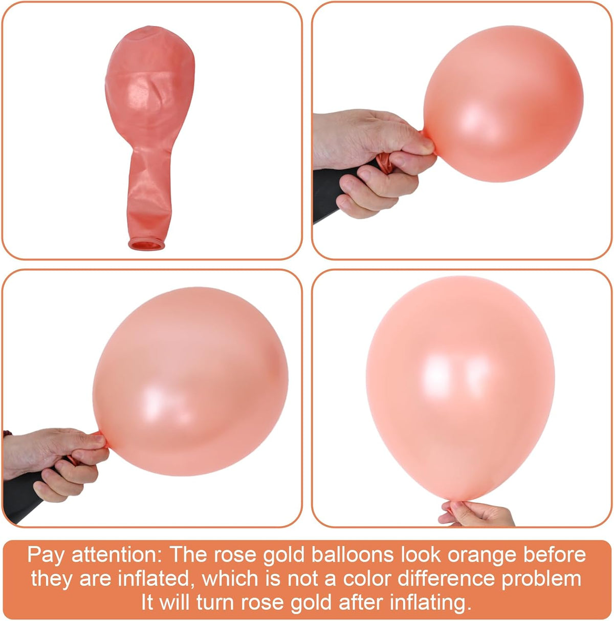 Rose Gold Balloons Set, Pearl Champagne Gold Rose Gold and White Birthday Balloons, Metallic Roses Golds Confetti Balloons for Girls Women Birthday Party Wedding Bridal Shower Decorations