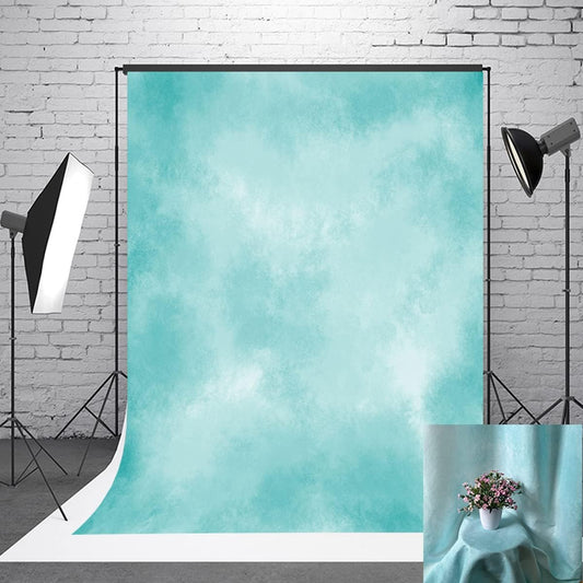 3x5ft Aqua Abstract Solid Photography Backdrops Gradient Portrait Photo Booth Background for Photographyer