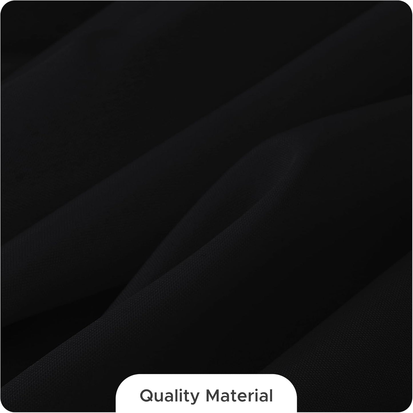 Fitable 8 Pack Table Cloth Rectangle Table: Stain and Wrinkle Resistant Tablecloth Rectangular, Washable Polyester Tablecloths for Wedding Party Dining Banquet Event Catering(Black, 70x120 Inch)