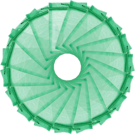 Wudygirl 100PCS 5X7 Inch Sheer Organza Bags with Drawstring - Favor Bags for Jewelry, Wedding, Party, Xmas Candy (Green 5X7)