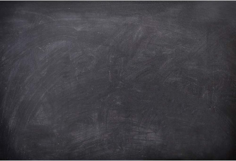 Renaiss 10x7ft Blank Blackboard Backdrop for Photoshoot Man Woman Portrait DIY Chalkboard Photography Background Back To School Banner School Season Photo Booth Props Wedding Teachers` Day Party Decor