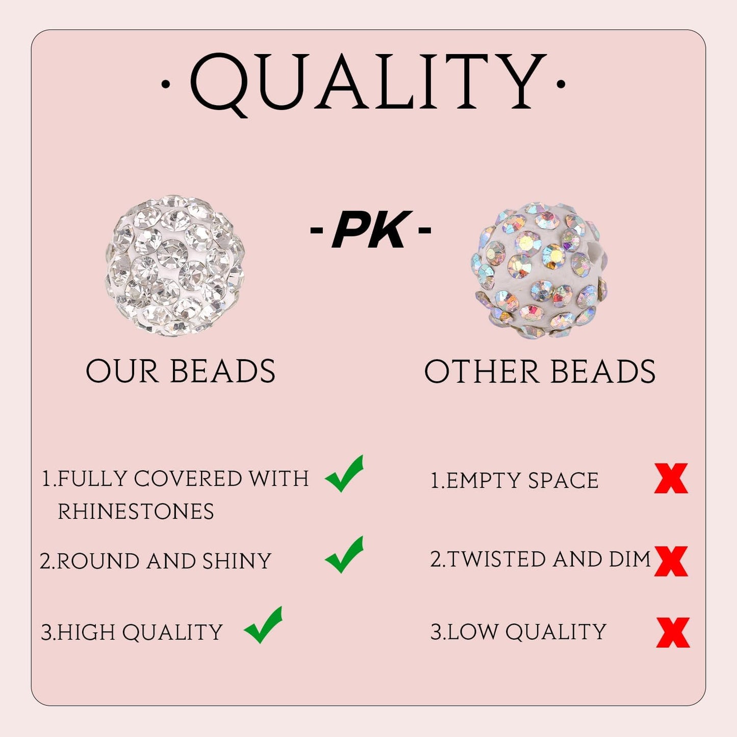 150 pcs 10mm Rhinestone Beads for Jewelry Making, Golden Shiny Round Shamballa Disco Beads Bulk, Sparkle Crystal Clay Christmas for Bracelet Baseball Necklace Earring Crafting and DIY