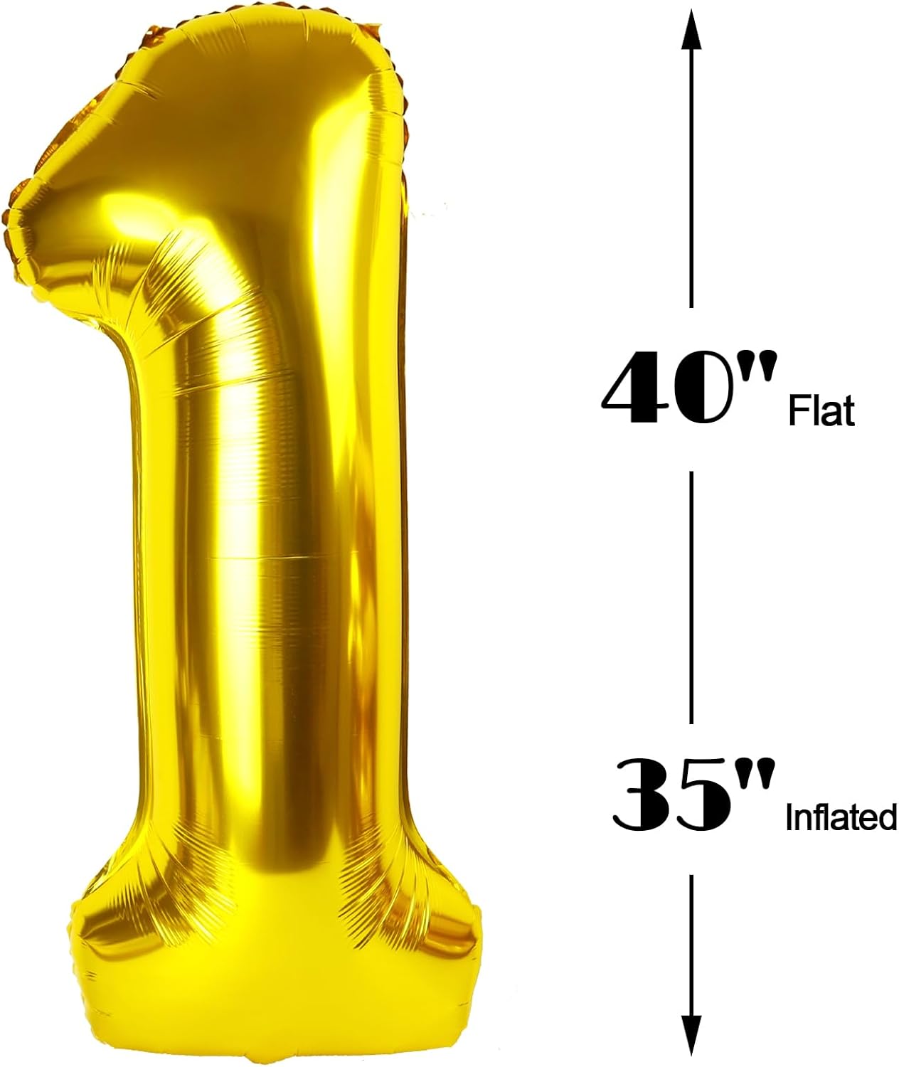 Gold Jumbo Helium Number 21 Balloon 40 Inch, Giant Foil Golden Number 21 21st Birthday Balloons, Large Numbers 21, Party Celebration Supplies Decorations