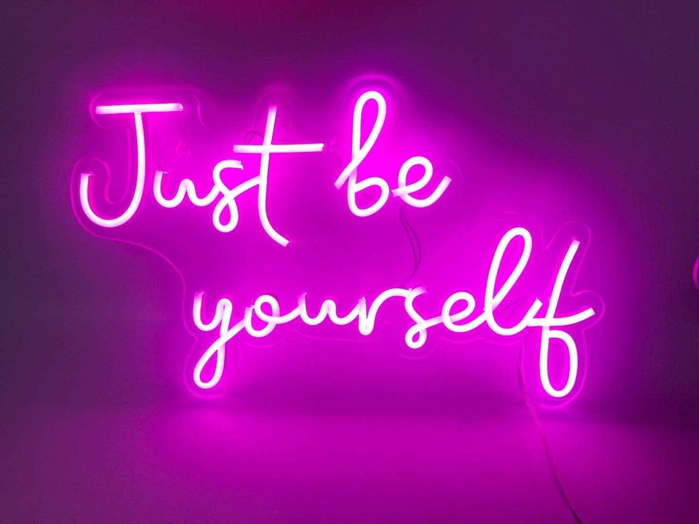 LED Neon Sign Night Light for Wall Party Décor Bedroom Room Bar Wedding Home Birthday Art Decoration Christmas with USB Chain Light modulator 5v (lets party blue)