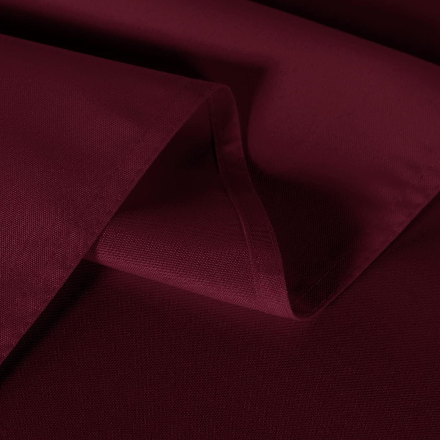 sancua 6 Pack Burgundy Tablecloth 60 x 102 Inch, Rectangle Table Cloth for 6 Feet Tables - Stain and Wrinkle Resistant Washable Polyester Table Cover for Dining Tables, Buffet Parties and Camping