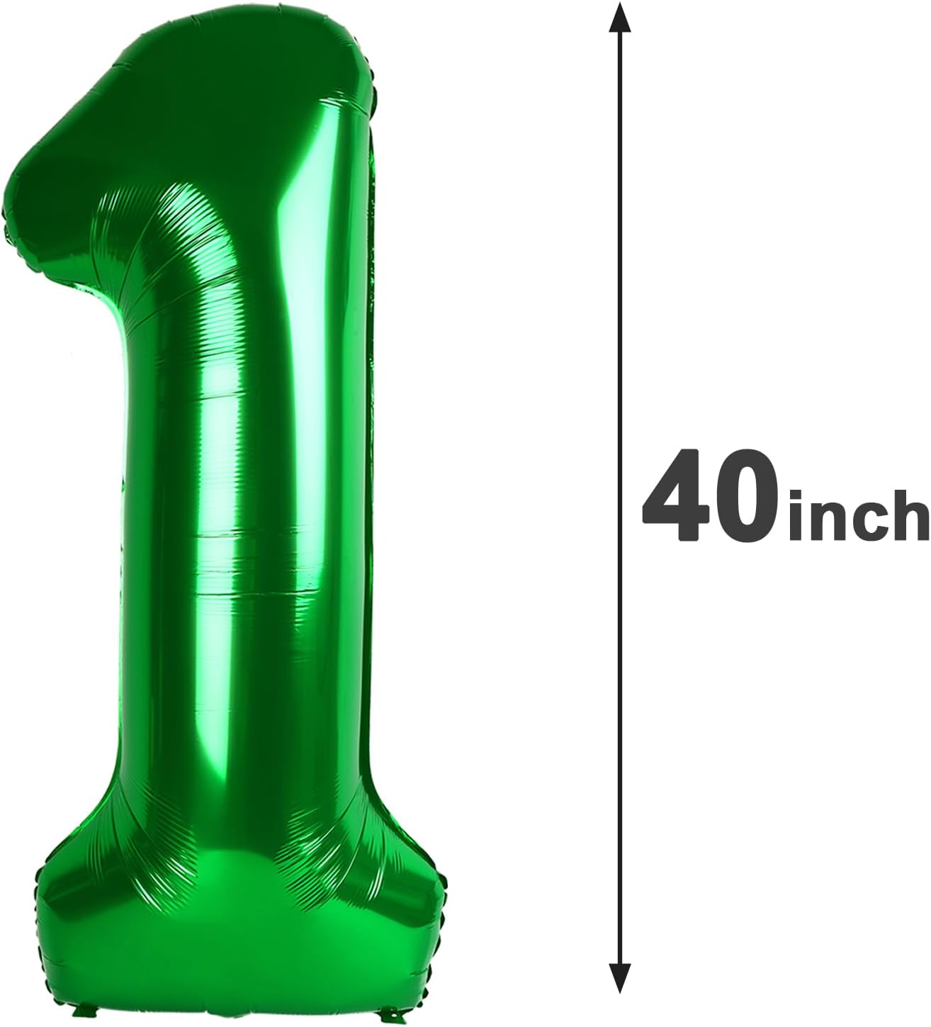 40 Inch Big Green 19 Balloon Number, Jumbo Giant Happy 19 Birthday Party Decorations, Large 19 Mylar Foil Anniversary Birthday Party Engagement Decorations