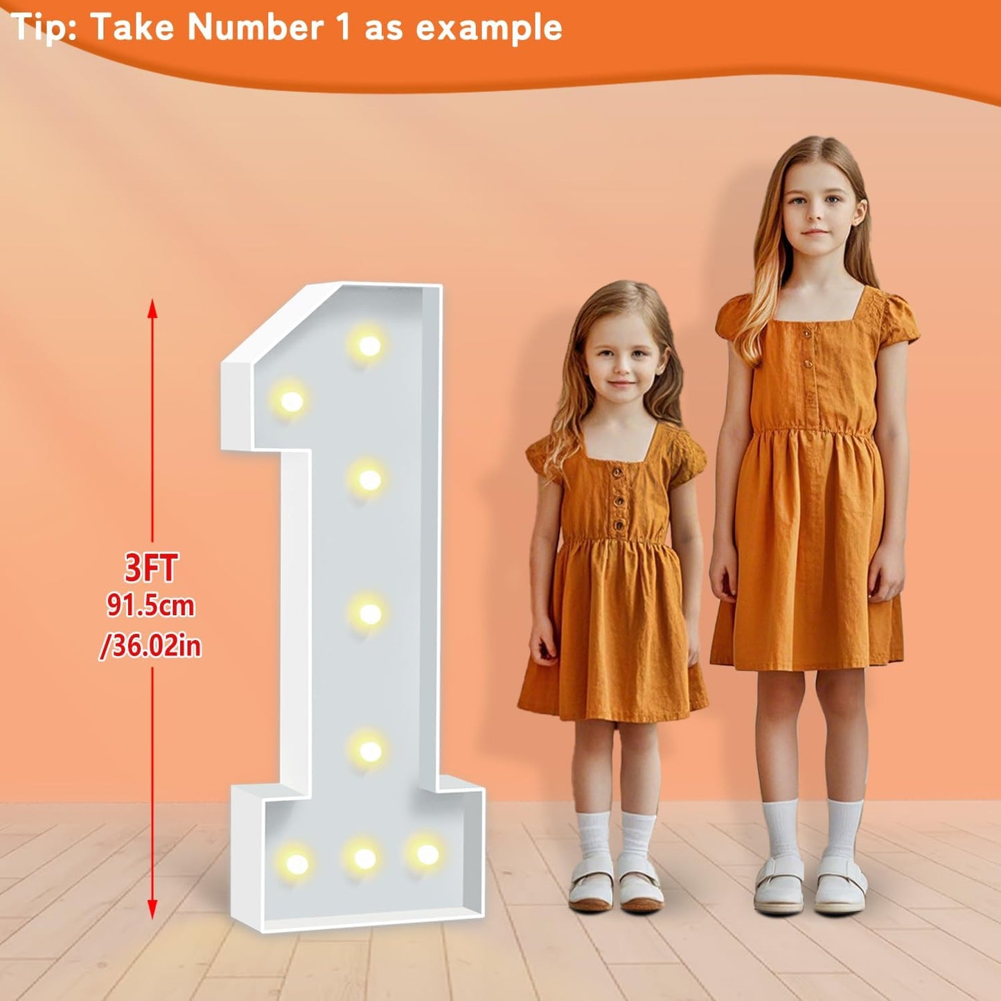 3FT Marquee Numbers 13, Large Light Up Numbers 13th Birthday Decorations for Girls Boys, Cardboard Numbers for Women Men Anniversary Party Decor Backdrop, DIY Foam Board Mosaic Number Sign