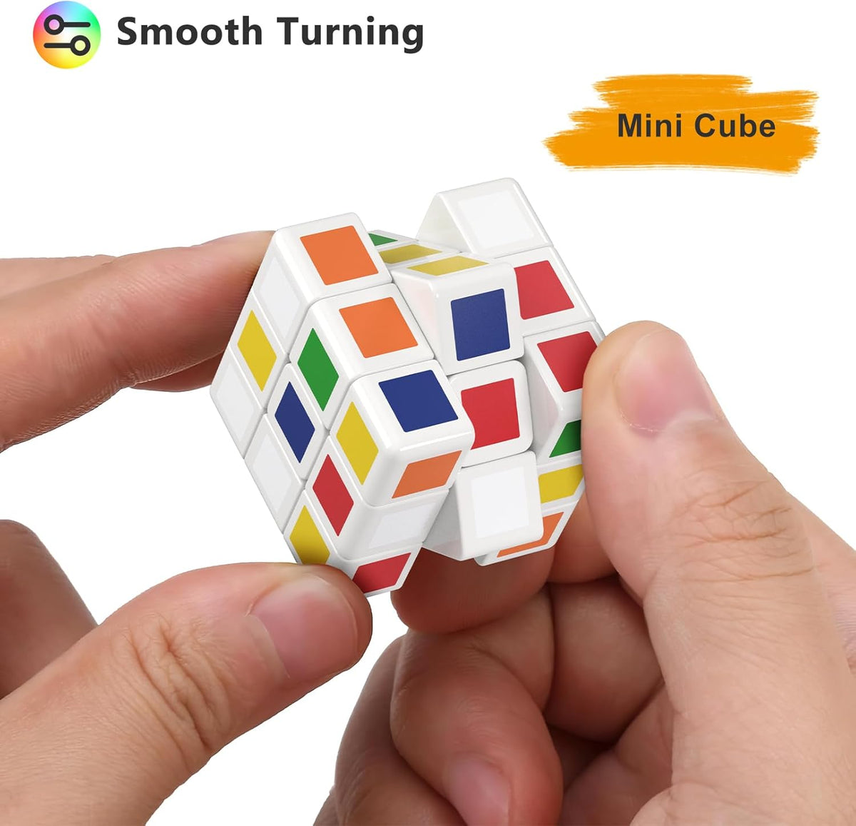 Vdealen 24 Pack Mini Cube Puzzle Party Favors for Kids, 1.18in 3x3 Magic Cube School Rewards & Classroom Prize for Students, Birthday Party Favors Easter Christmas Stocking Stuffers Gifts for Kids