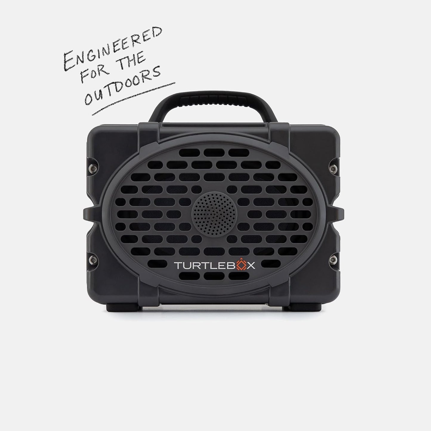 Turtlebox Original Gen 3: Portable Outdoor Bluetooth Speaker – Ultra-Loud (120dB), Waterproof (IP67), Rugged, Impact-Resistant, 3-Day Battery | Party Mode: Unlimited Pairing Stereo, Gray/Kelly Green