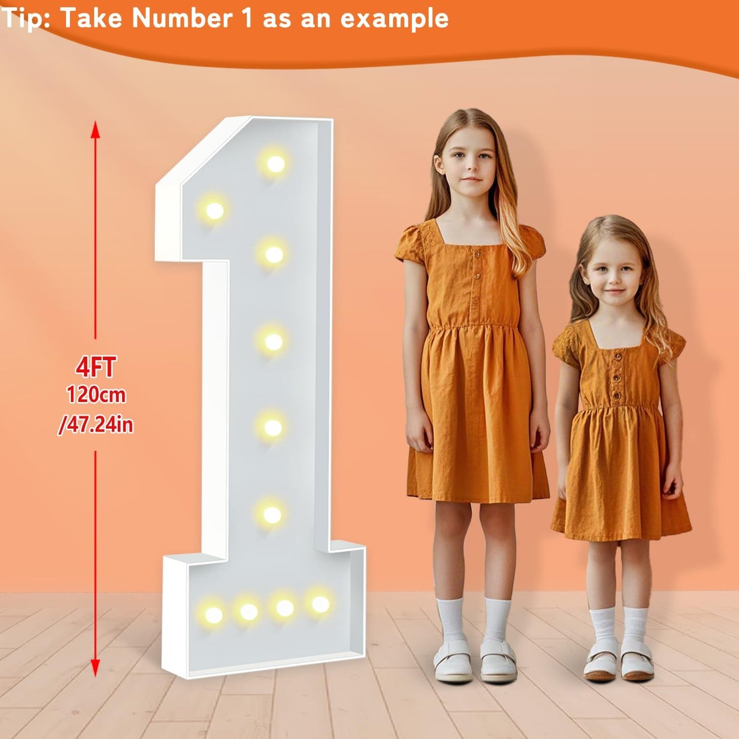 4FT Marquee Numbers 30, Large Light Up Numbers 30th Birthday Decorations for Her Him, Cardboard Number for Women Men Anniversary Party Decor Backdrop, DIY Foam Board Mosaic Number Sign