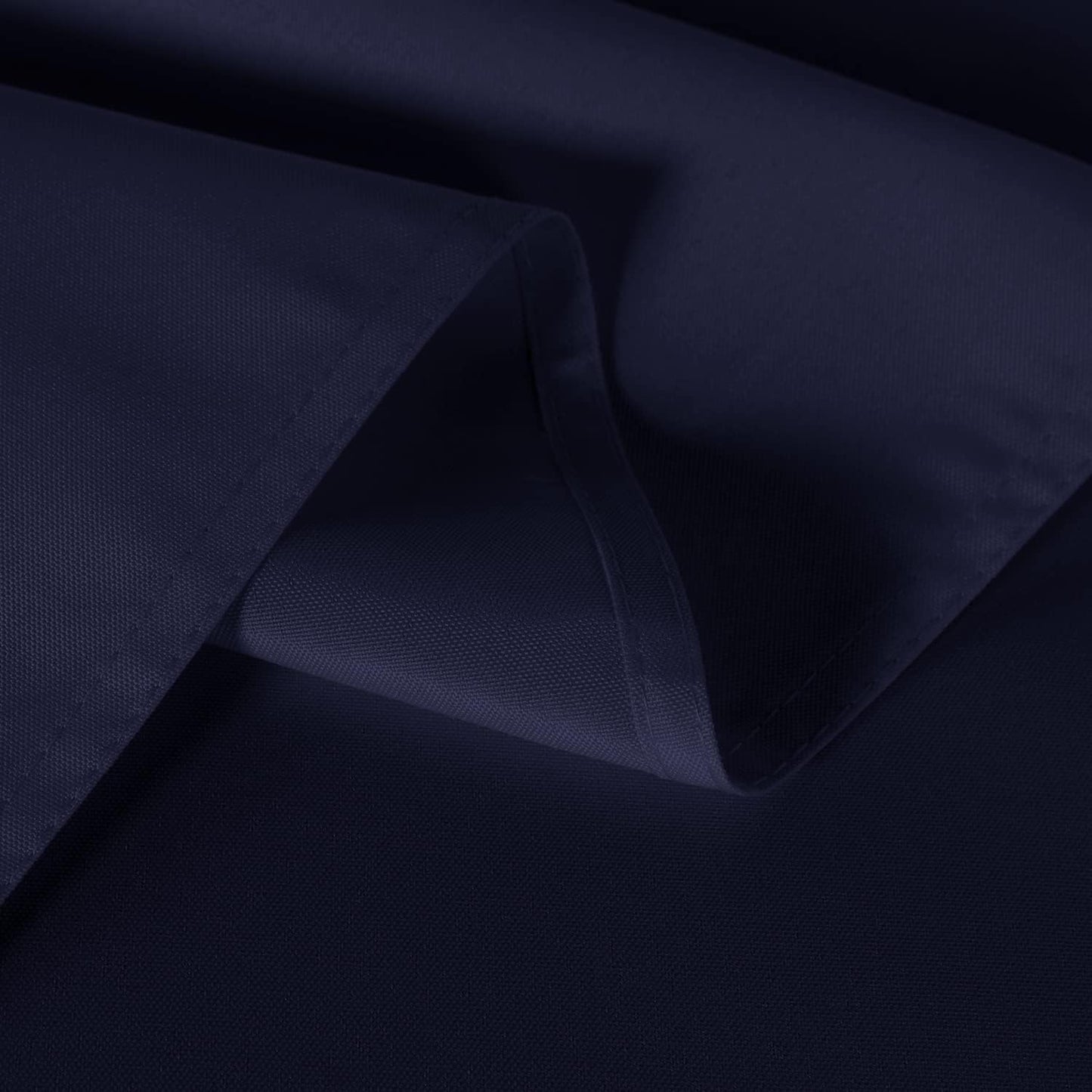 sancua 2 Pack Navy Tablecloth 60 x 84 Inch, Rectangle 4 Feet Table Cloth - Stain and Wrinkle Resistant Washable Polyester Table Cover for Dining Tables, Buffet Parties and Camping