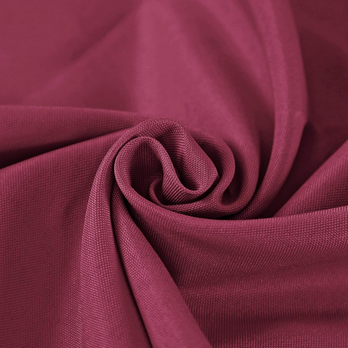 132 inch Round Tablecloth Washable Polyester Table Cloth Decorative Table Cover for Wedding Party Dining Banquet（132 inch,Burgundy）