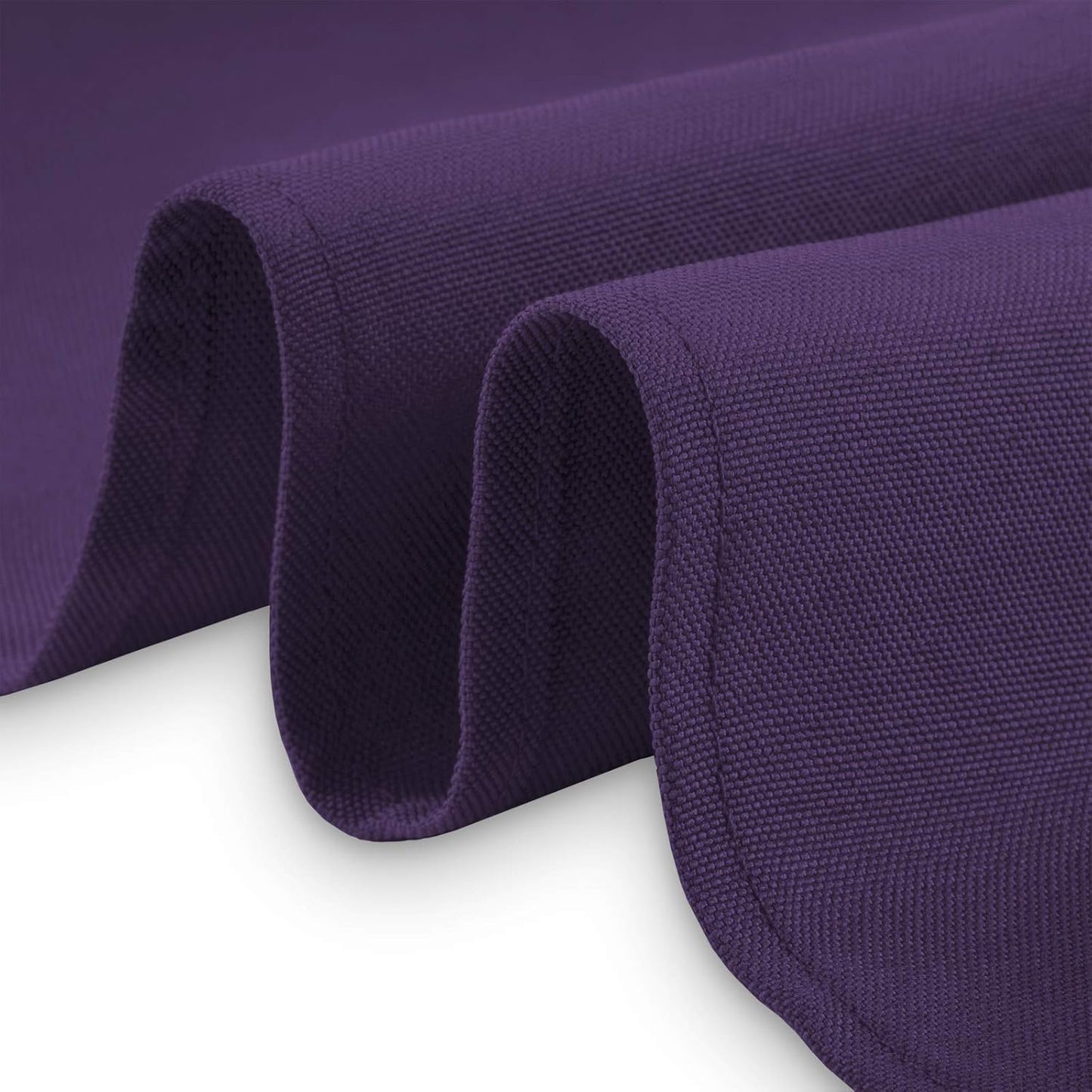 Lann's Linens - 10 Premium 70" Square Tablecloths for Wedding/Banquet/Restaurant - Polyester Fabric Table Cloth - Purple