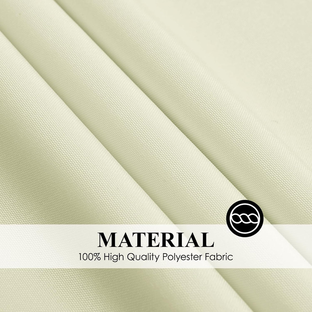 Round Tablecloth 120 Inch Tablecloth 8 Pack Ivory Table Cloths Washable Decorative Linen Polyester TableClothes Cover for Dining Table Banquets Buffet Parties and Wedding