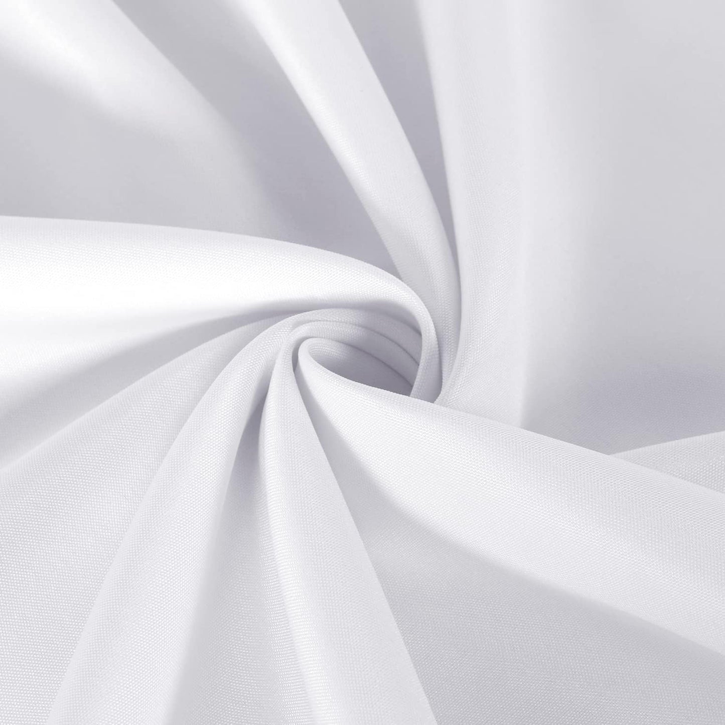 sancua 2 Pack White Tablecloth 54 x 54 Inch, Stain and Wrinkle Resistant Square Table Cloth - Washable Polyester Table Cover for Dining Tables, Buffet Parties and Camping