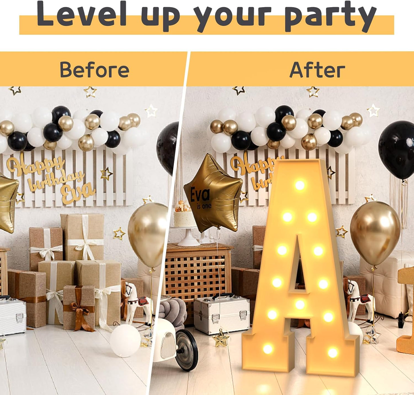 imprsv 4FT Marquee Light Up Letters for Birthday Party Decorations Large Marquee Letters for Wedding Event Bridal Shower Engagement Anniversarty Party Decor,Letter P