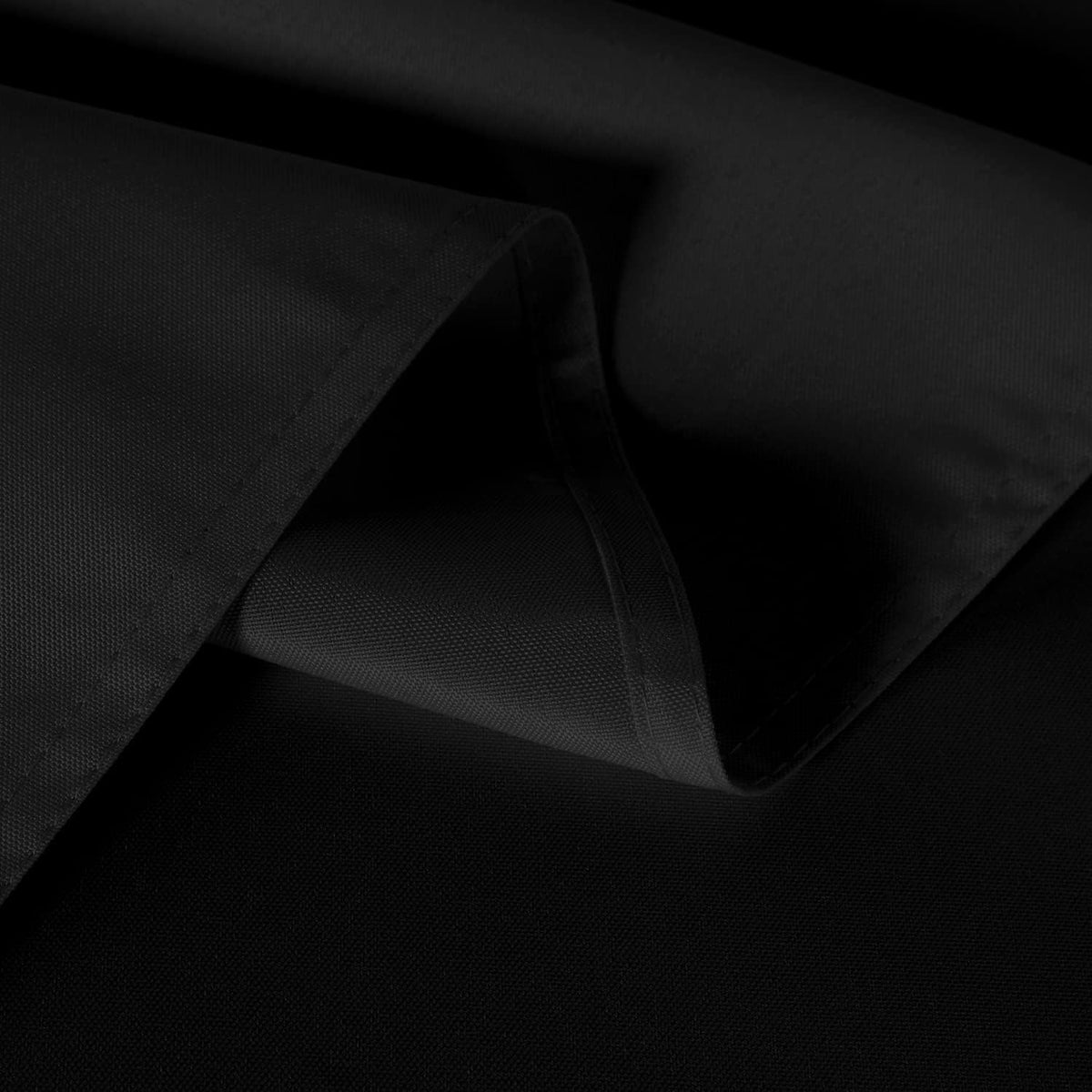 sancua 2 Pack Black Tablecloth 54 x 78 Inch, Rectangle 4 Feet Table Cloth - Stain and Wrinkle Resistant Washable Polyester Table Cover for Dining Tables, Buffet Parties and Camping