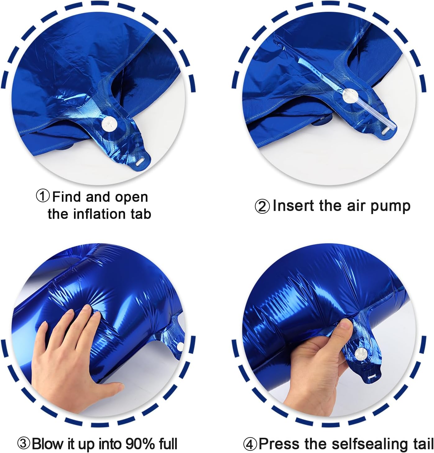 Night Blue Number 1 Balloon 40 inch, Number 1 Birthday Balloon for Boy Girl, Night Blue Foil One for 1st 10 11 12 16 18 Birthday Party, Anniversary Celebration Number Balloons Decorations