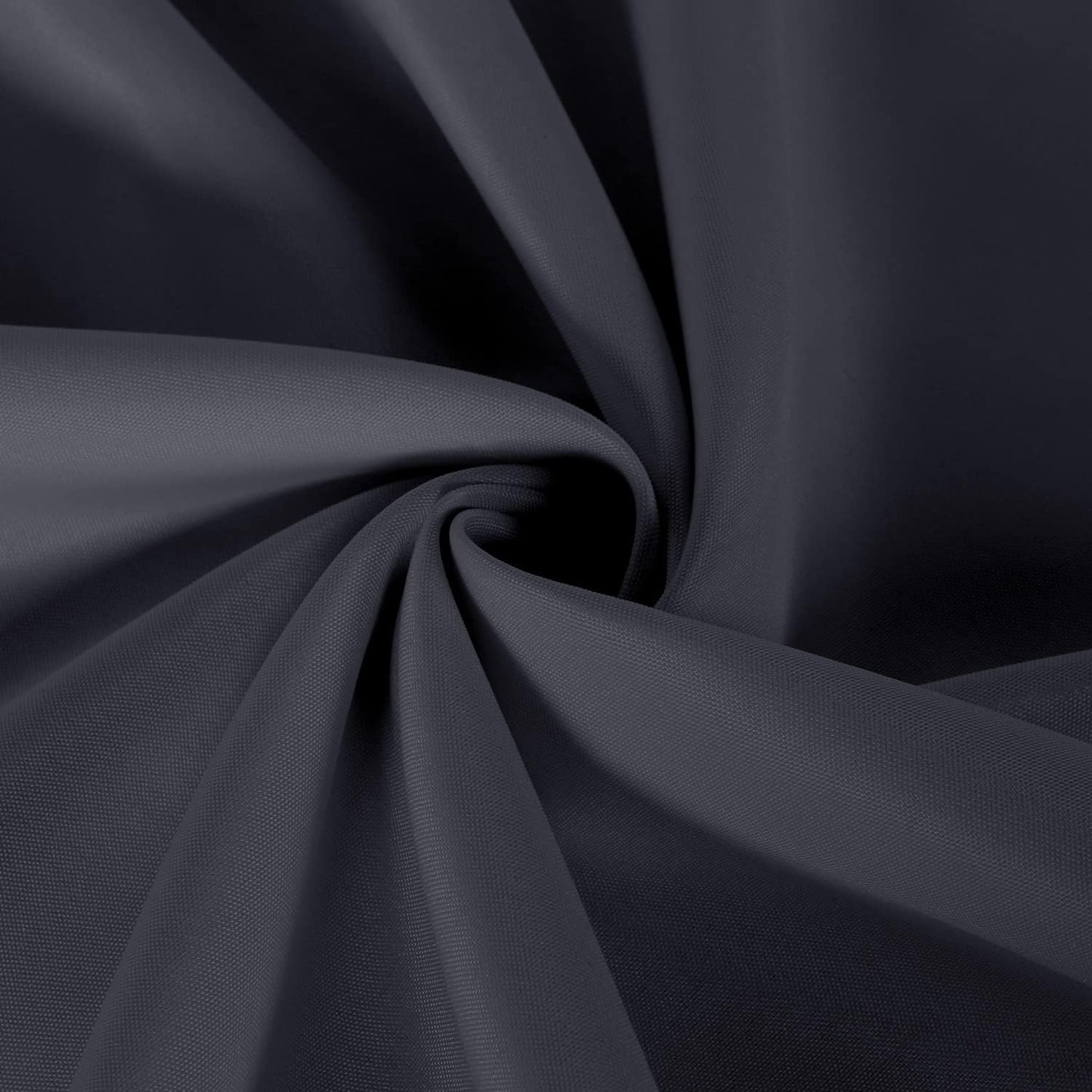 sancua 2 Pack Dark Grey Tablecloth 60 x 102 Inch, Rectangle 6 Feet Table Cloth - Stain and Wrinkle Resistant Washable Polyester Table Cover for Dining Tables, Buffet Parties and Camping