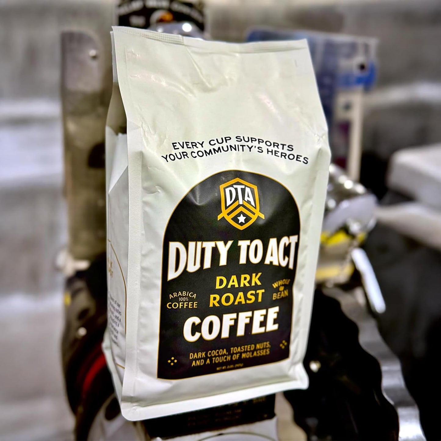 Duty to Act Medium Roast Whole Bean Coffee, 2 lbs (Pack of 6)