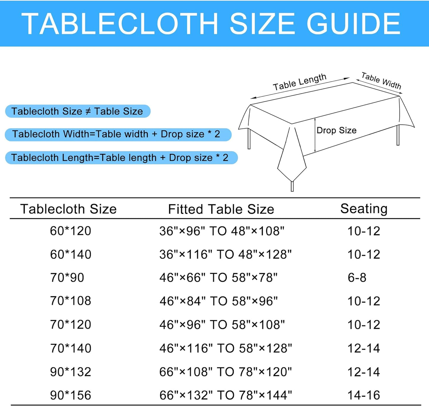 Hiasan 2 Pack Faux Linen Rectangle Tablecloth - Wrinkle and Stain Resistant Washable Table Cloth for Kitchen Dining Room Holiday Table Cover for Party Dinner, Beige, 60 x 120 Inch