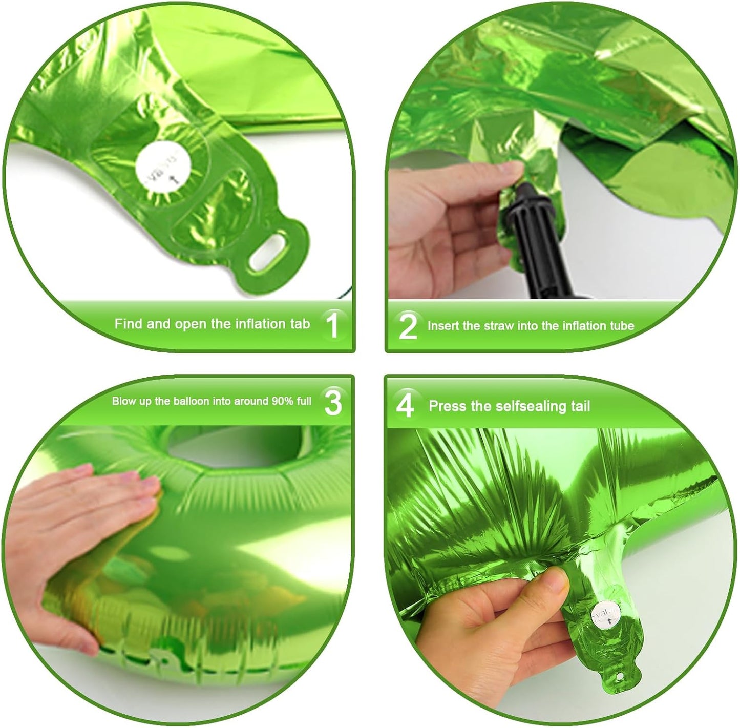 Helium Foil Light Green Number 8 Balloon 40 Inch, Mylar Eight Numbers 8 18 28 38 48 58 80 88 Birthday Balloons, Light Green Women Men Anniversary Graduations Party Supplies