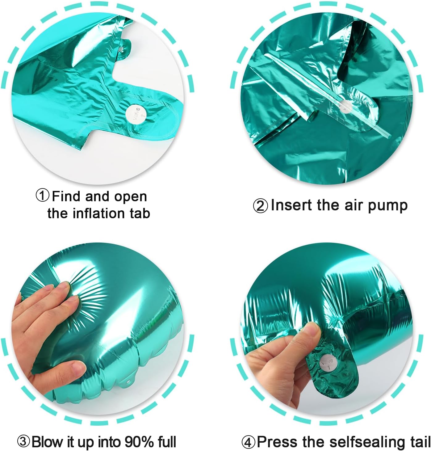 40 Inch Big Teal Blue 9 Balloon Number, Jumbo Giant Happy 9th 19 29 39 49 99 Birthday Party Decorations, Teal Blue Large Nine Mylar Foil Anniversary Birthday Party Engagement Decorations