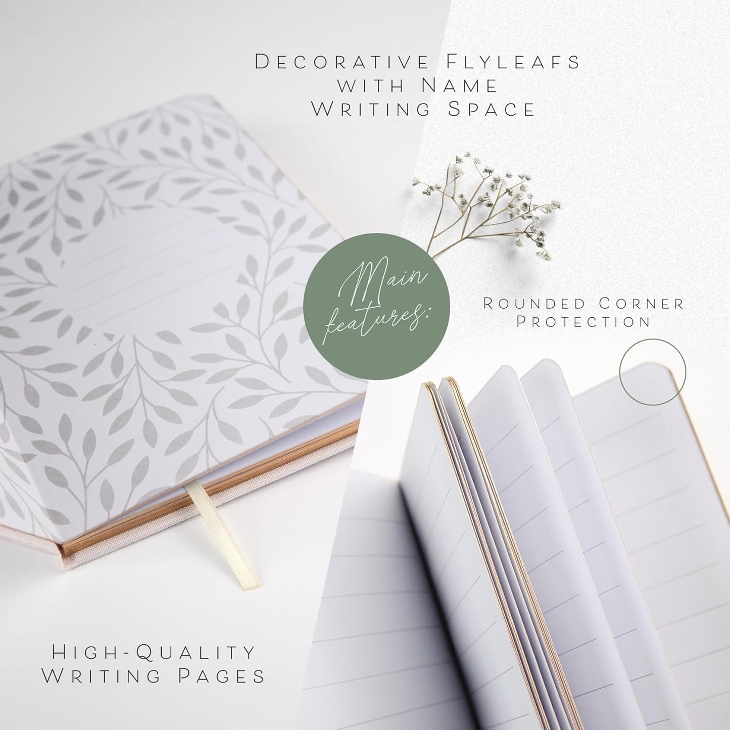 Custom 2025 Vow Books His & Hers - Ivory & Terracotta Linen Wedding Vow Books, Wedding Accessories for Brides & Grooms, His & Hers Gifts - Wedding Registry Must Haves 2025 & Elopement Essentials
