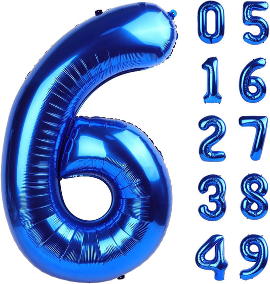 2026 number balloon Dark Blue