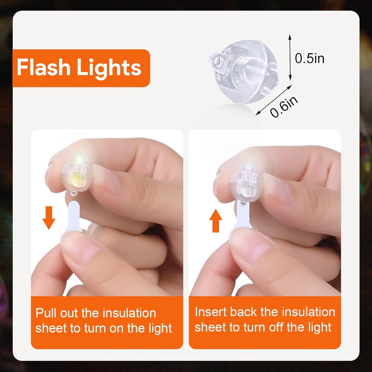100PCs Mini Led Lights, Led Balloons Light up Balloons for Party Decorations Neon Party Lights for Paper Lantern Easter Eggs Birthday Wedding Halloween Christmas Decoration - Blinking Red