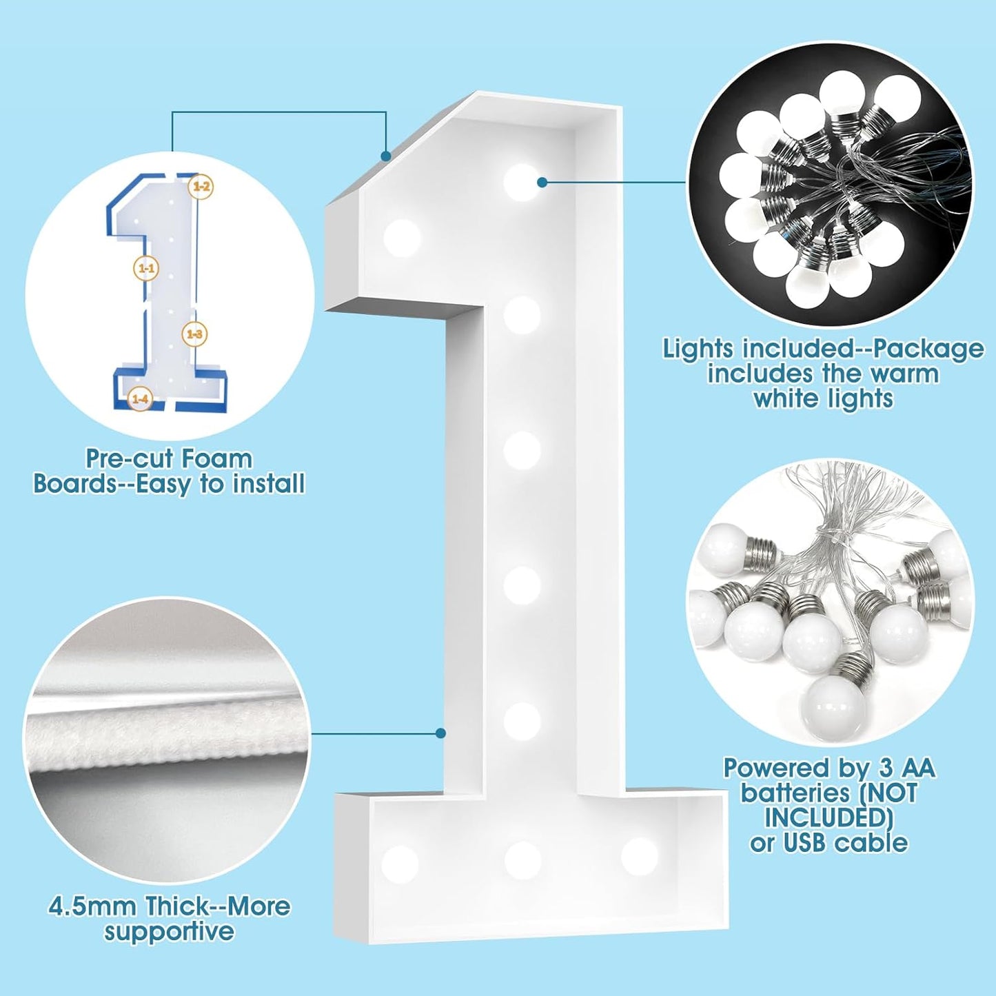 Ledido 4FT Marquee Light Up Letters, Cool White Light Up Letters Large Marquee Letter for Party Decorations, Mosaic Letter X for Balloons, Wedding Birthday Graduation Decor