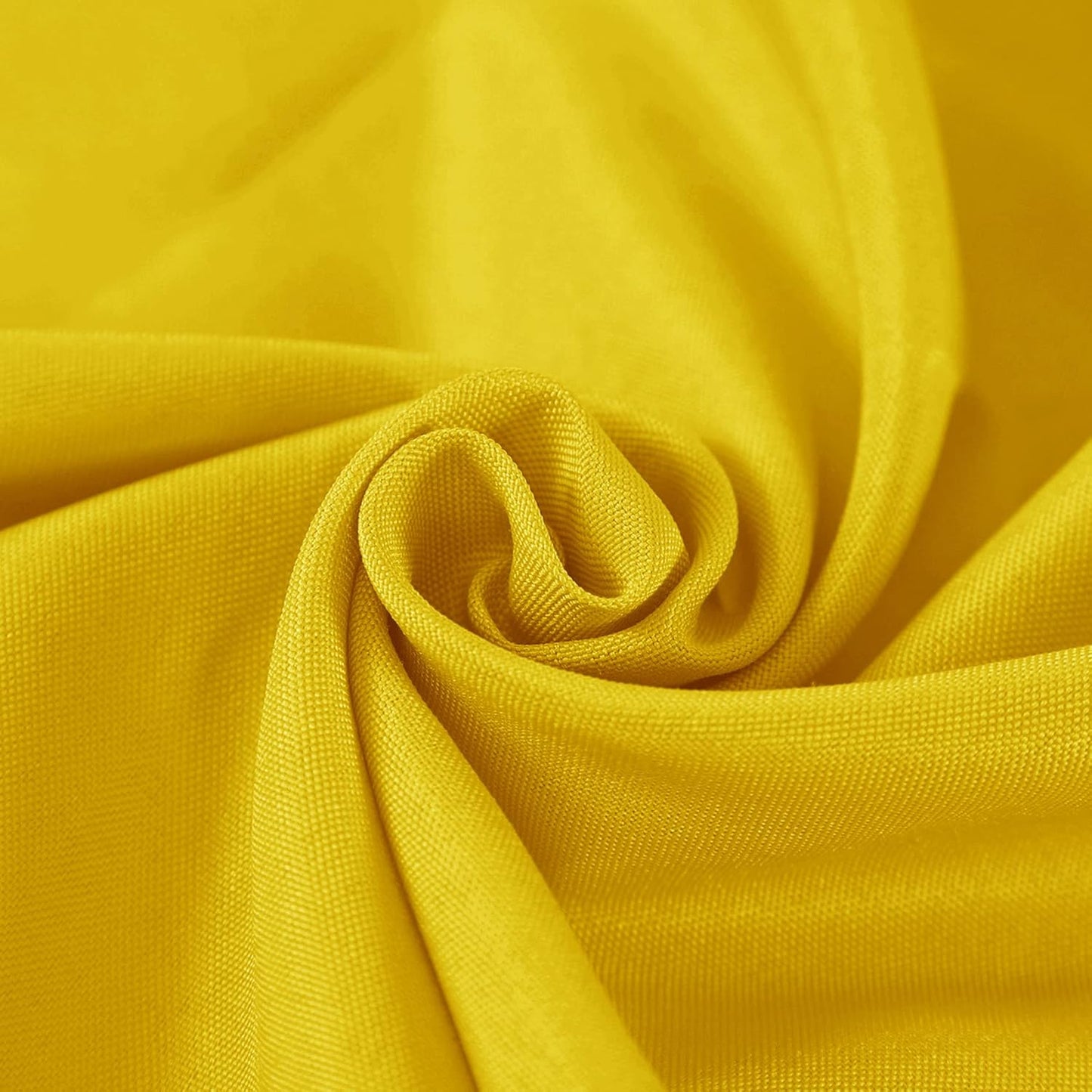 Fokitut 2 Pack Waterproof Square Tablecloth, 90x90 Inch, Stain Resistant and Wrinkle Polyester Table Cloth, Fabric Table Cover for Kitchen Dining, Wedding, Party, Holiday Dinner-Yellow