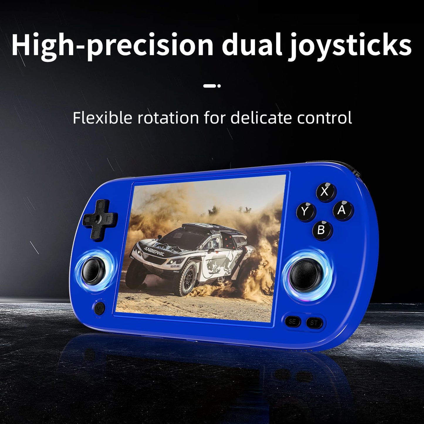 ANBERNIC RG40XX H Retro Gaming Console with 4.0'' IPS Screen, 64GB TF Card, Linux 64-bit System, Supports 5G WiFi, Bluetooth, HDMI and TV Output