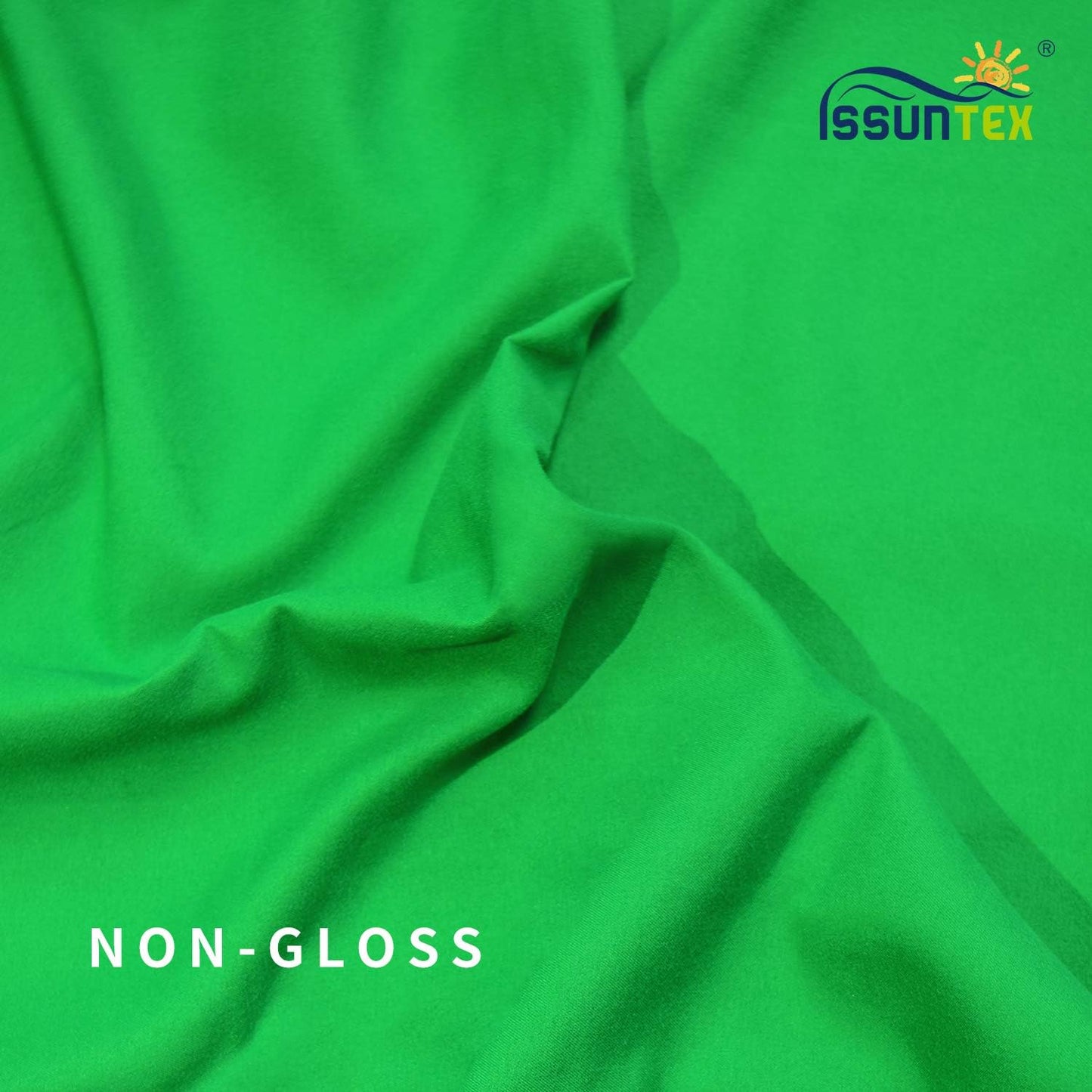 ISSUNTEX 10X10 ft/3X3 Meters Background Photo Backdrop, Photo Studio, Collapsible High Density Screen for Video Photography and Television-Green