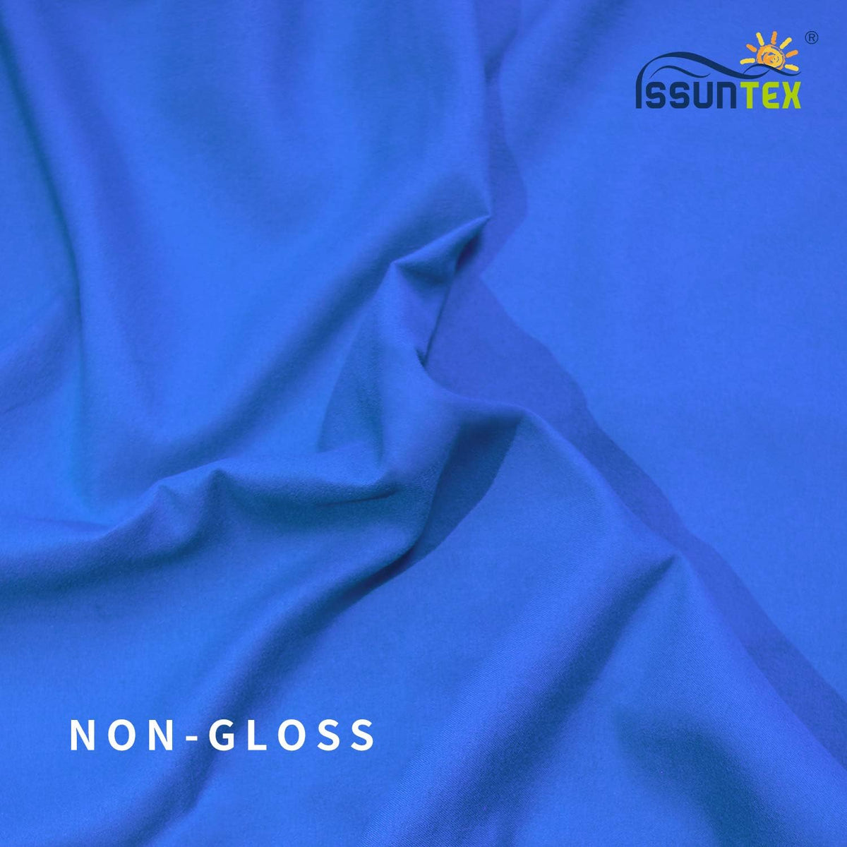 ISSUNTEX 10X24 ft Background Muslin Backdrop, Photo Studio, Collapsible High Density Screen for Video Photography and Television-Blue