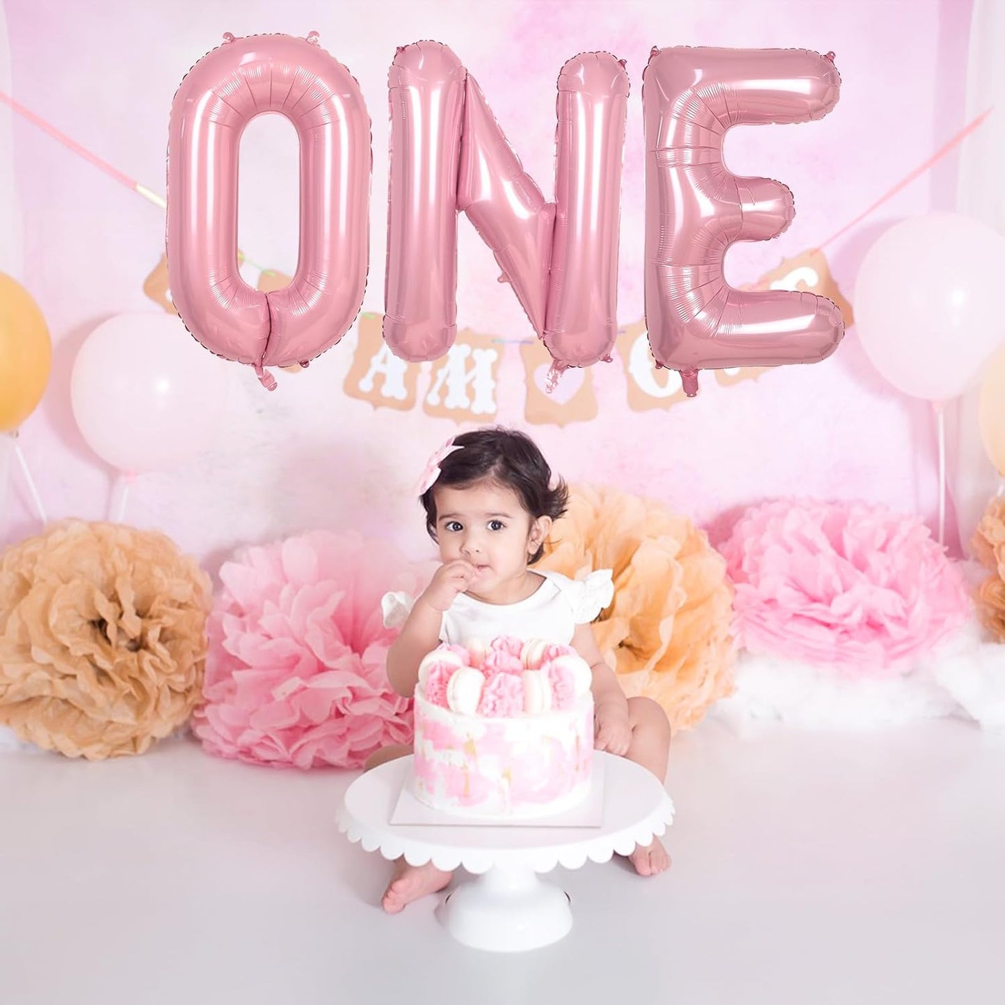 40" Balloon Letter K Pastel Pink, Large Foil Baby Pink Letter Balloons A - Z for Girls, Light Pink K Helium Balloon for Women Birthday Anniversary Graduation New Year Party Decoration Supplies